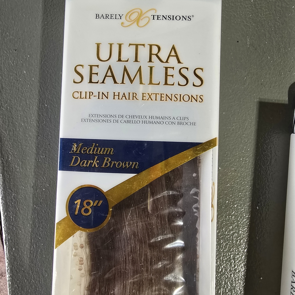 Ultra Seamless Clip-In Hair Extensions - Dark Brown